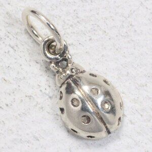 Sterling Silver Mini Ladybug Charm Bracelet Charm Pendant